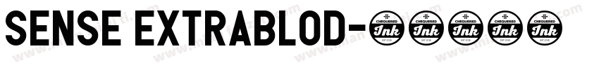 sense extrablod字体转换